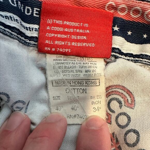 Coogi Australia Down Under Blue Jeans Men’s Waist 40 Vintage - Picture 6 of 12